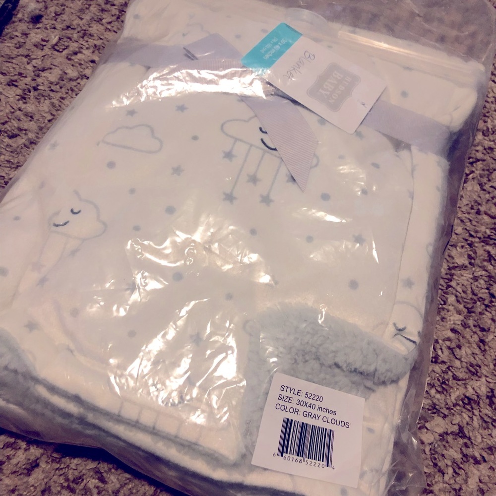 NIB BRAND NEW UNUSED Fleece Soft Baby Blanket